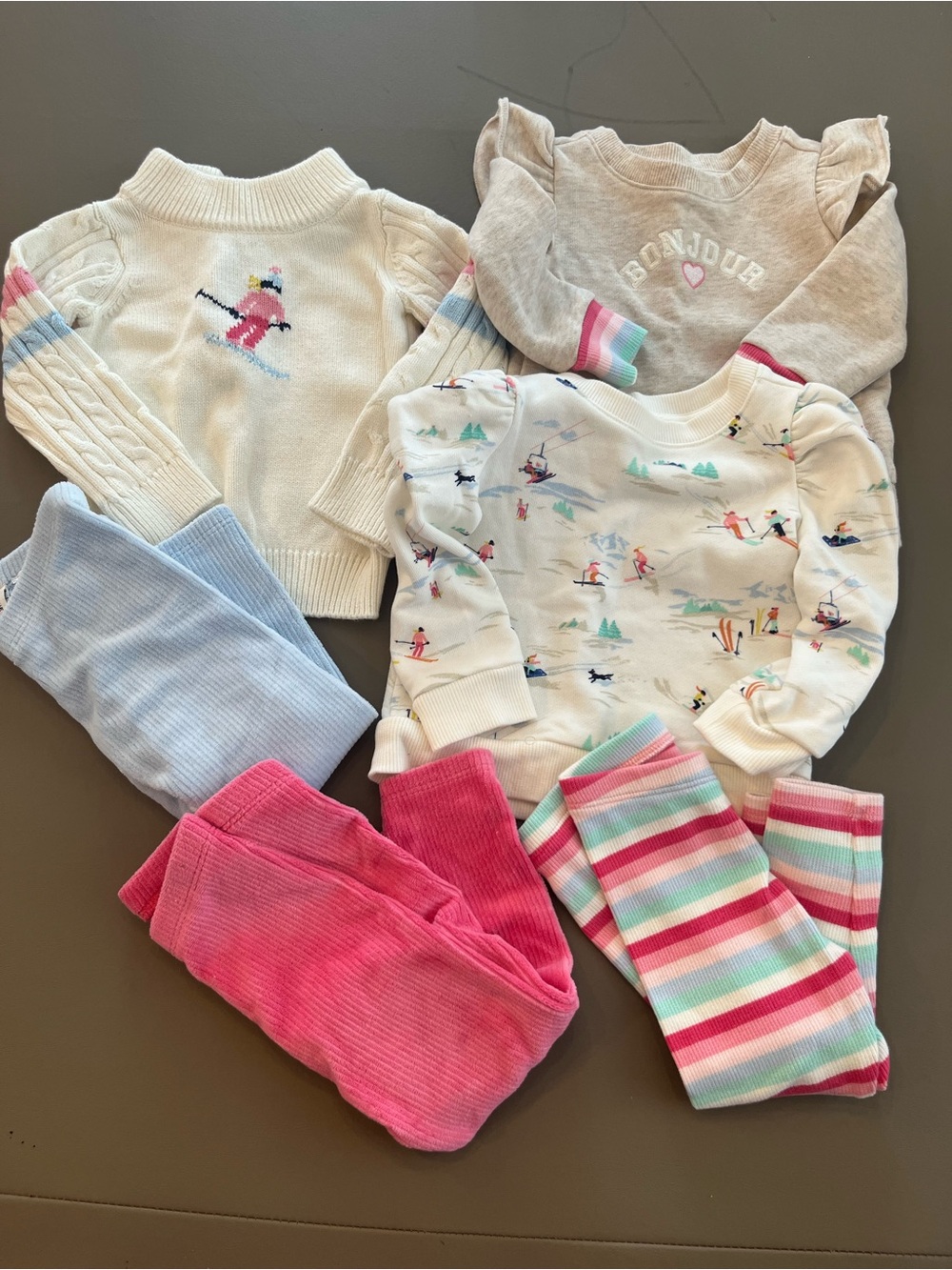 Janie and Jack winter girl sets 12-18 months